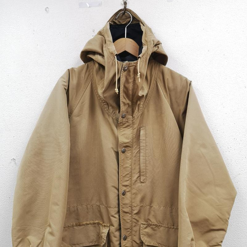 ザノースフェイス THE NORTH FACE ジャケット、上着 ジャンパー、ブルゾン 茶タグ ロゴ入り 刻印 スナップ ボタン マウンテン パーカー ナイロン ジャケット M ベージュ / ベージュ / beige メンズ USED 古着 中古 50170180