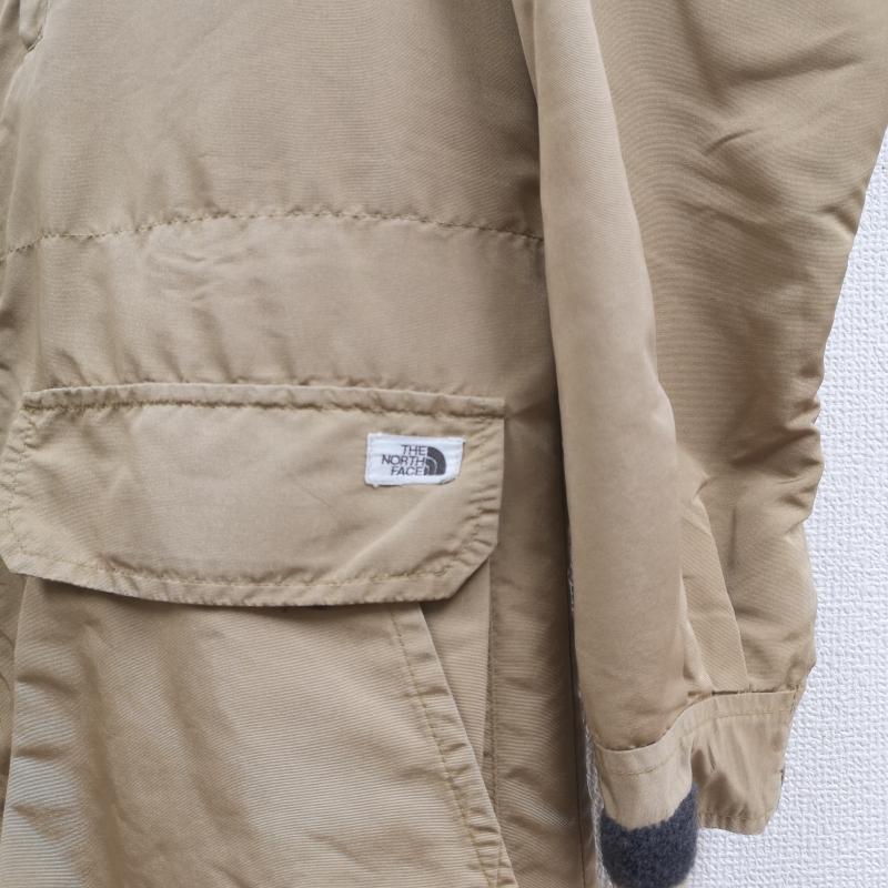 ザノースフェイス THE NORTH FACE ジャケット、上着 ジャンパー、ブルゾン 茶タグ ロゴ入り 刻印 スナップ ボタン マウンテン パーカー ナイロン ジャケット M ベージュ / ベージュ / beige メンズ USED 古着 中古 50170180