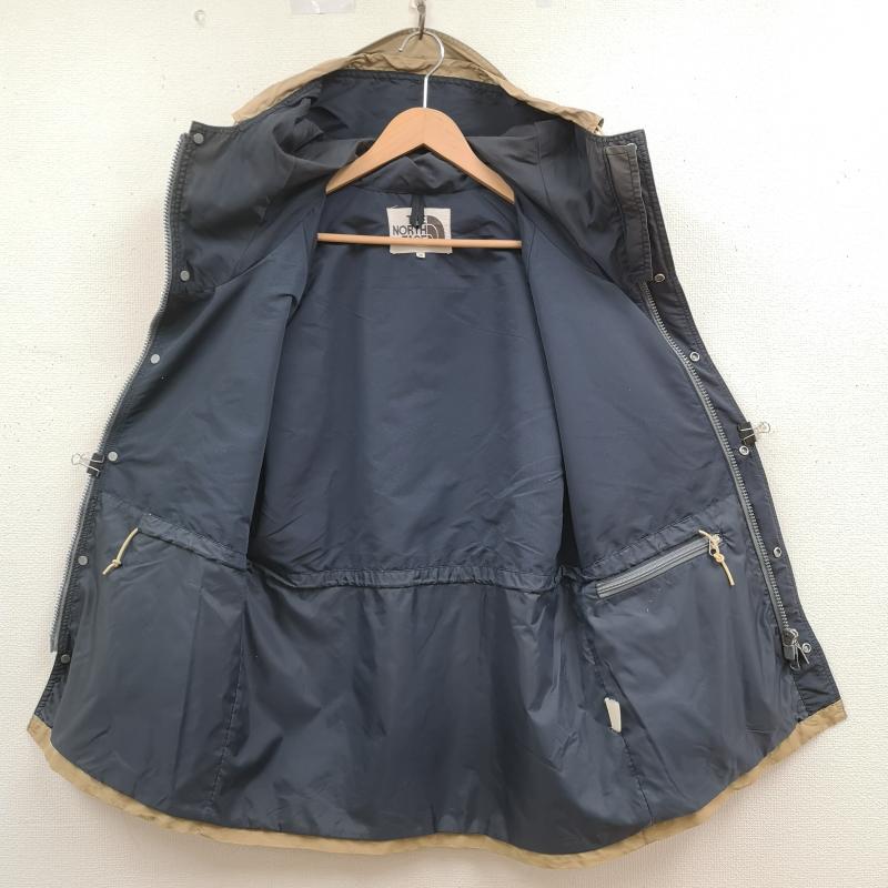 ザノースフェイス THE NORTH FACE ジャケット、上着 ジャンパー、ブルゾン 茶タグ ロゴ入り 刻印 スナップ ボタン マウンテン パーカー ナイロン ジャケット M ベージュ / ベージュ / beige メンズ USED 古着 中古 50170180