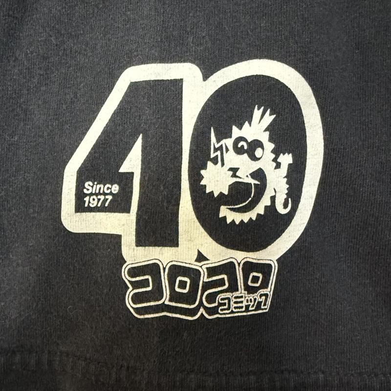 古着 USED Tシャツ 半袖 爆速兄弟 レッツ&ゴー コロコロコミック 40周年 しまむら コラボ プリント 半袖 Tシャツ 4L 黒 / ブラック / black メンズ USED 古着 中古 50170184