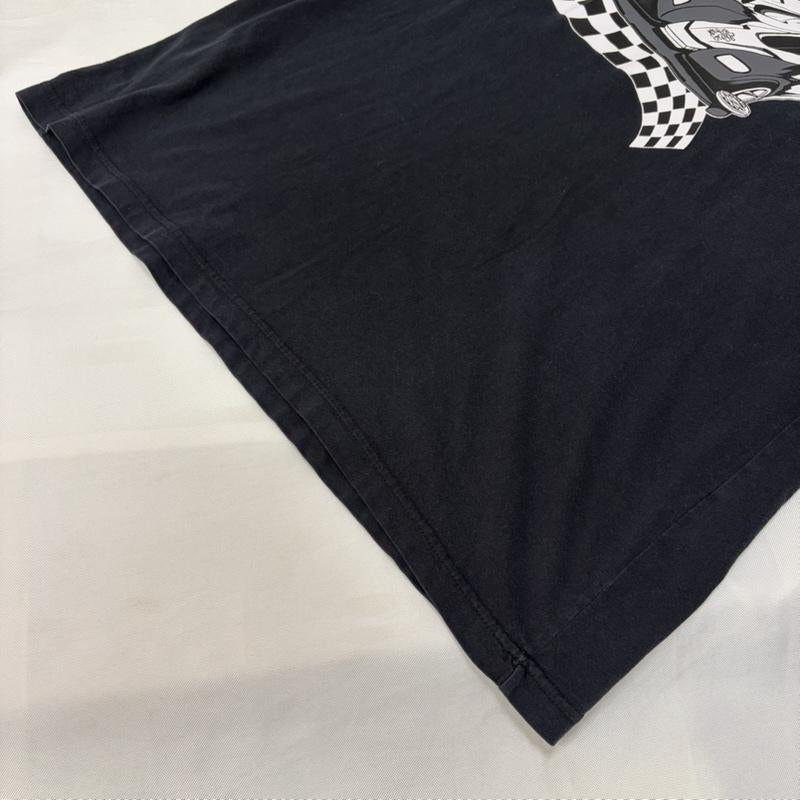 古着 USED Tシャツ 半袖 爆速兄弟 レッツ&ゴー コロコロコミック 40周年 しまむら コラボ プリント 半袖 Tシャツ 4L 黒 / ブラック / black メンズ USED 古着 中古 50170184