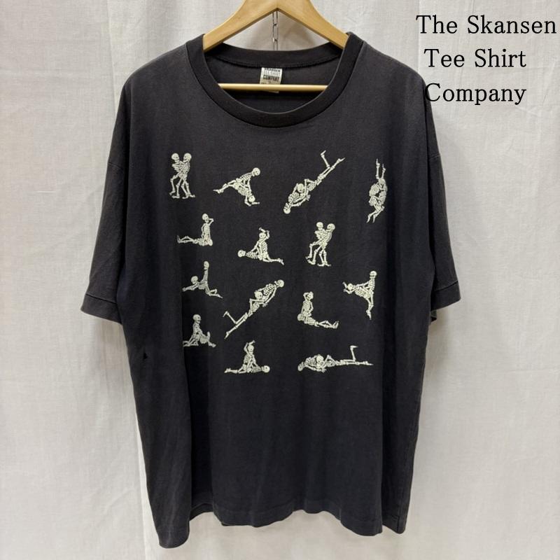 古着 USED Tシャツ 半袖 The Skansen Tee Shirt Company スケルトン カーマスートラ スカル Tシャツ XL 黒 / ブラック / black メンズ USED 古着 中古 50170185