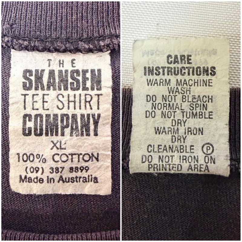 古着 USED Tシャツ 半袖 The Skansen Tee Shirt Company スケルトン カーマスートラ スカル Tシャツ XL 黒 / ブラック / black メンズ USED 古着 中古 50170185