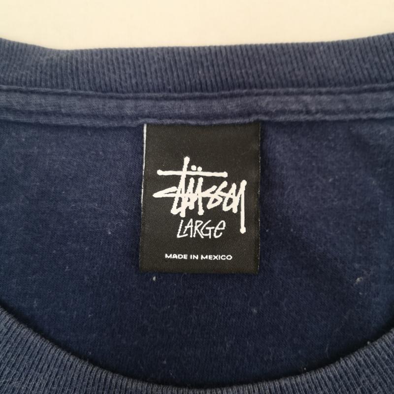 ステューシー STUSSY Tシャツ 半袖 メキシコ製 BEAUTY&YOUTH UNITED ARROWS コラボ 半袖 Tシャツ S/S TEE L 紺 / ネイビー / navy メンズ USED 古着 中古 50170194