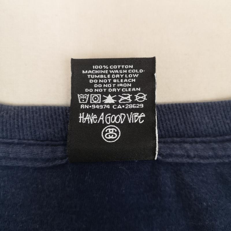 ステューシー STUSSY Tシャツ 半袖 メキシコ製 BEAUTY&YOUTH UNITED ARROWS コラボ 半袖 Tシャツ S/S TEE L 紺 / ネイビー / navy メンズ USED 古着 中古 50170194