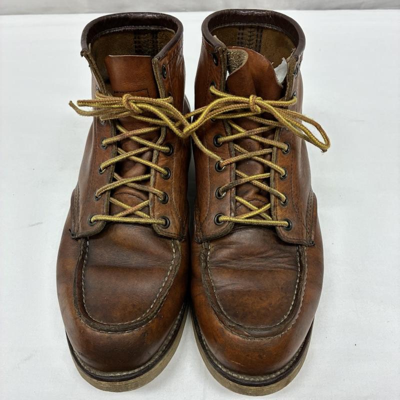 レッドウィング RED WING ブーツ ショートブーツ 90s 刺繍羽タグ クラシック モック レースアップ ワーク ブーツ ヴィンテージ US：8 メンズ USED 古着 中古 50170195