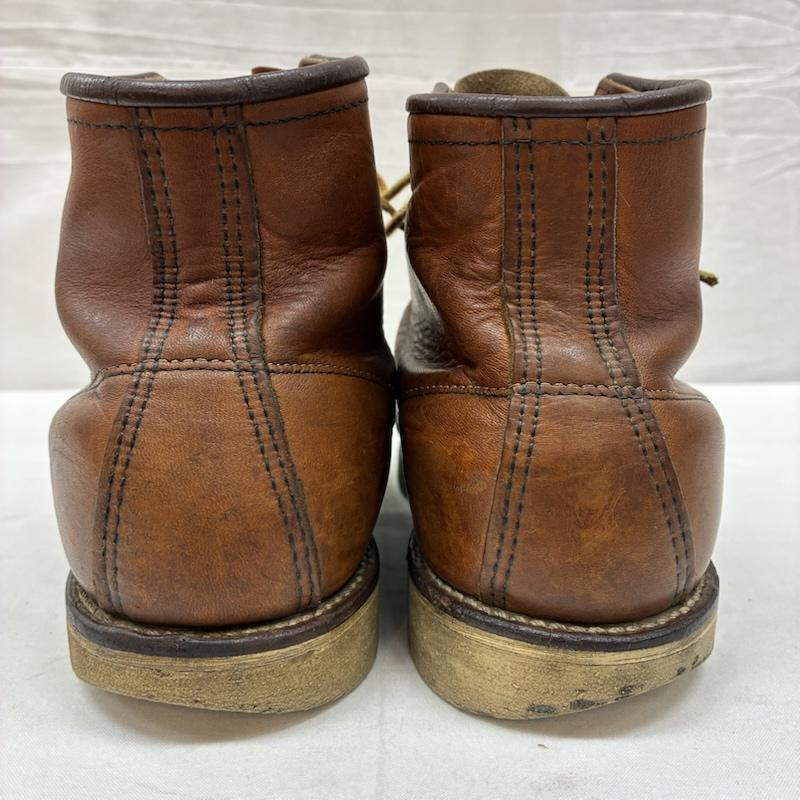 レッドウィング RED WING ブーツ ショートブーツ 90s 刺繍羽タグ クラシック モック レースアップ ワーク ブーツ ヴィンテージ US：8 メンズ USED 古着 中古 50170195
