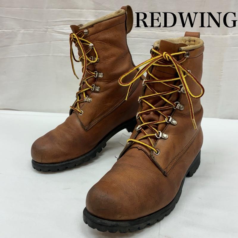レッドウィング RED WING ブーツ ロングブーツ 80s 犬タグ USA製 アイリッシュセッター ブーツ レースアップ ワークブーツ - メンズ USED 古着 中古 50170198