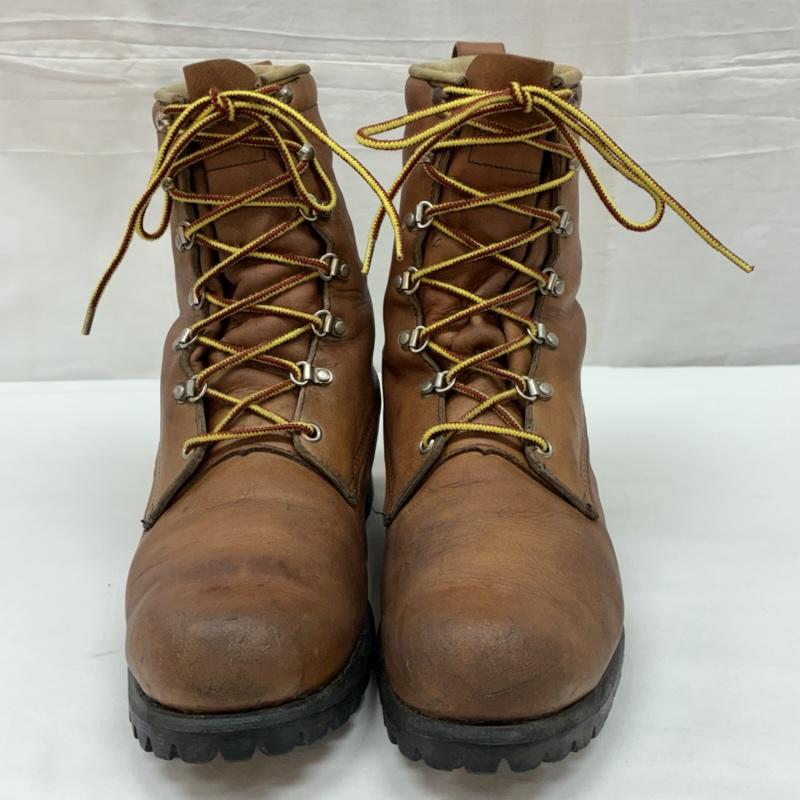 レッドウィング RED WING ブーツ ロングブーツ 80s 犬タグ USA製 アイリッシュセッター ブーツ レースアップ ワークブーツ - メンズ USED 古着 中古 50170198