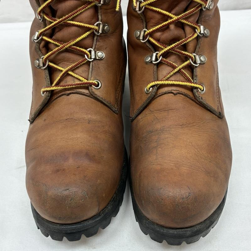 レッドウィング RED WING ブーツ ロングブーツ 80s 犬タグ USA製 アイリッシュセッター ブーツ レースアップ ワークブーツ - メンズ USED 古着 中古 50170198