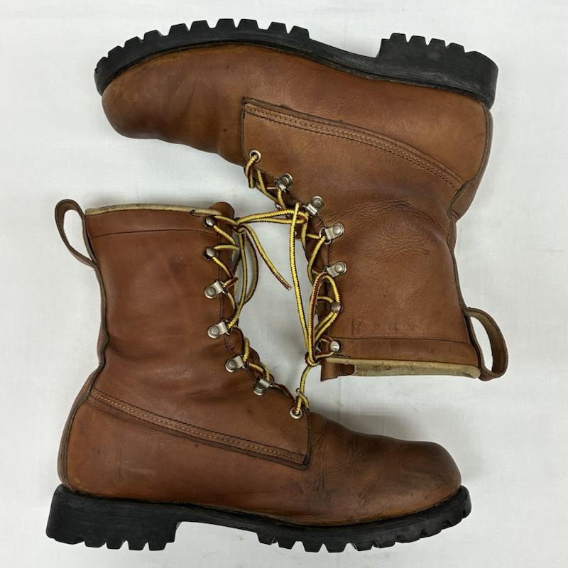 レッドウィング RED WING ブーツ ロングブーツ 80s 犬タグ USA製 アイリッシュセッター ブーツ レースアップ ワークブーツ - メンズ USED 古着 中古 50170198