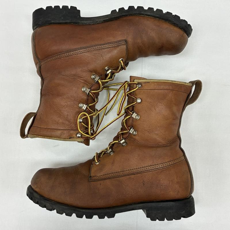 レッドウィング RED WING ブーツ ロングブーツ 80s 犬タグ USA製 アイリッシュセッター ブーツ レースアップ ワークブーツ - メンズ USED 古着 中古 50170198