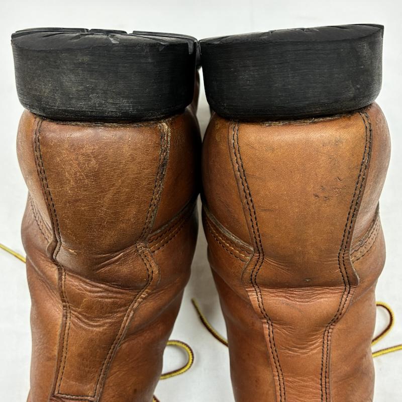 レッドウィング RED WING ブーツ ロングブーツ 80s 犬タグ USA製 アイリッシュセッター ブーツ レースアップ ワークブーツ - メンズ USED 古着 中古 50170198