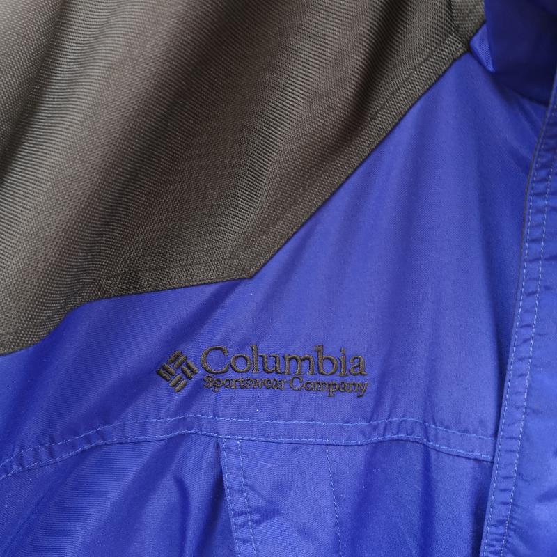 コロンビア Columbia ジャケット、上着 ジャンパー、ブルゾン Double Whammy ダブル ホワイミー マウンテン パーカー ナイロン ジャケット L 黒 / ブラック / black X 青 / ブルー / blue メンズ USED 古着 中古 50170200