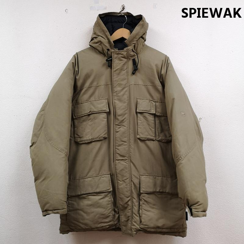 スピーワック SPIEWAK ジャケット、上着 ジャンパー、ブルゾン ミリタリー ダウン パーカー ダウン ジャケット L ベージュ / ベージュ / beige メンズ USED 古着 中古 50170202