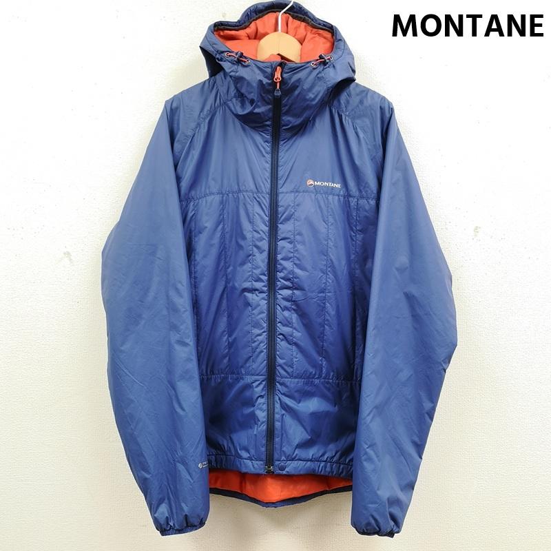 モンテイン MONTANE ジャケット、上着 ジャンパー、ブルゾン PRIMALOFT PERTEX インサレーション プリズム ジャケット L 青 / ブルー / blue メンズ USED 古着 中古 50170203