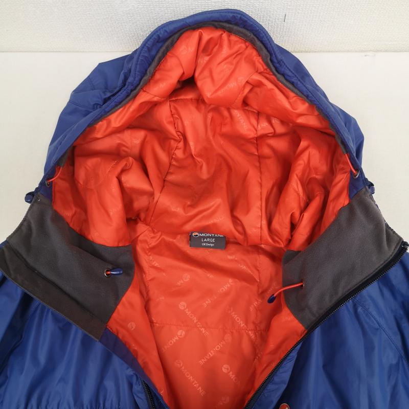モンテイン MONTANE ジャケット、上着 ジャンパー、ブルゾン PRIMALOFT PERTEX インサレーション プリズム ジャケット L 青 / ブルー / blue メンズ USED 古着 中古 50170203