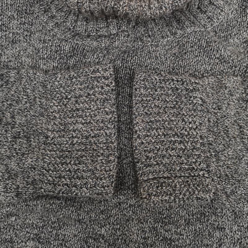 コロンビア Columbia ニット、セーター 長袖 霜降り メランジ柄 タートルネック ニット セーター L 灰 / グレー / gray レディース USED 古着 中古 50170204