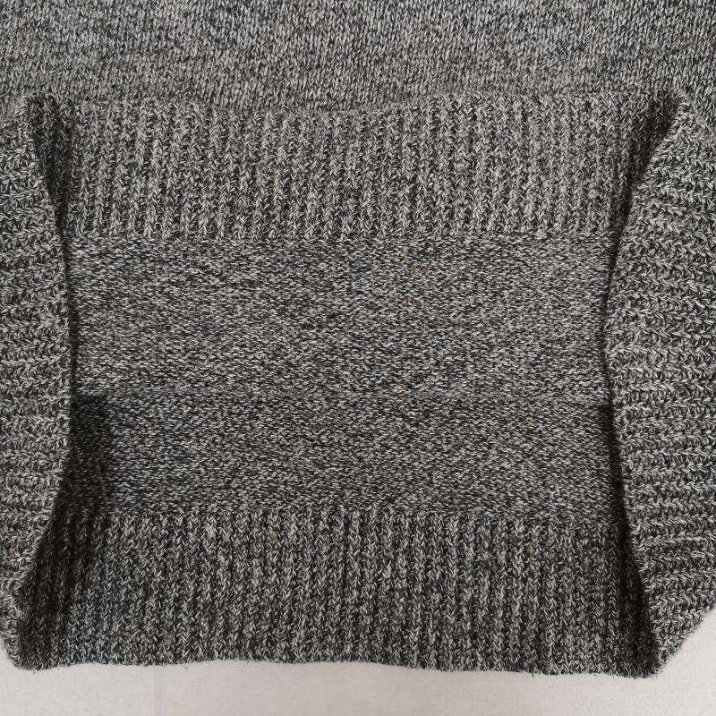 コロンビア Columbia ニット、セーター 長袖 霜降り メランジ柄 タートルネック ニット セーター L 灰 / グレー / gray レディース USED 古着 中古 50170204