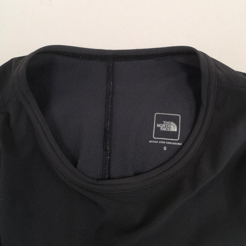 ザノースフェイス THE NORTH FACE カットソー 長袖 4方向ストレッチ 防風 撥水 エイペックス フレックス クルー NP22082 S 黒 / ブラック / black X 灰 / グレー / gray メンズ USED 古着 中古 50170205
