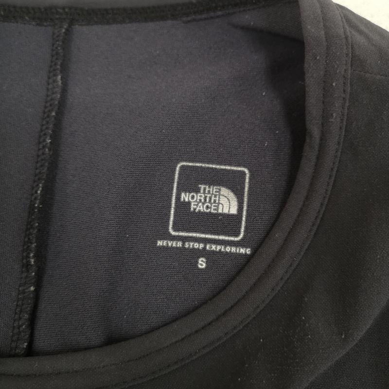 ザノースフェイス THE NORTH FACE カットソー 長袖 4方向ストレッチ 防風 撥水 エイペックス フレックス クルー NP22082 S 黒 / ブラック / black X 灰 / グレー / gray メンズ USED 古着 中古 50170205