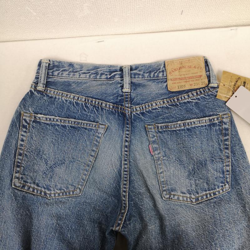 ウエアハウス WAREHOUSE パンツ デニム、ジーンズ BEAMS PLUS 別注 2ND-HAND セコハン ユーズド ウォッシュ デニム パンツ Lot 1105 29インチ インディゴ / インディゴ / Indigo メンズ USED 古着 中古 50170206