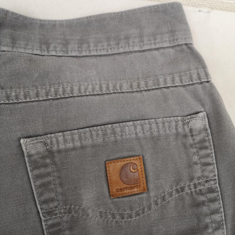 カーハート Carhartt パンツ ワークパンツ、ペインターパンツ ルーズフィット キャンバス カーペンター ペインター パンツ B159-CHR 30インチ 灰 / グレー / gray X チャコールグレー / チャコールグレー / メンズ USED 古着 中古 50170207