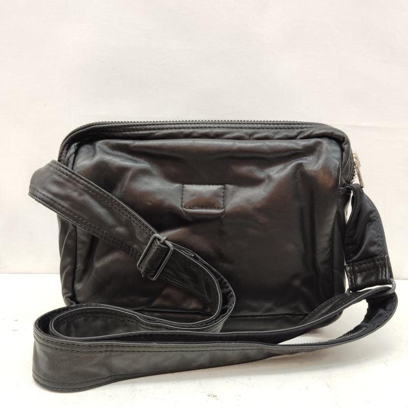 ポーター PORTER ショルダーバッグ ショルダーバッグ タンカー レザー ショルダー バッグ - 黒 / ブラック / black メンズ USED 古着 中古 50170208
