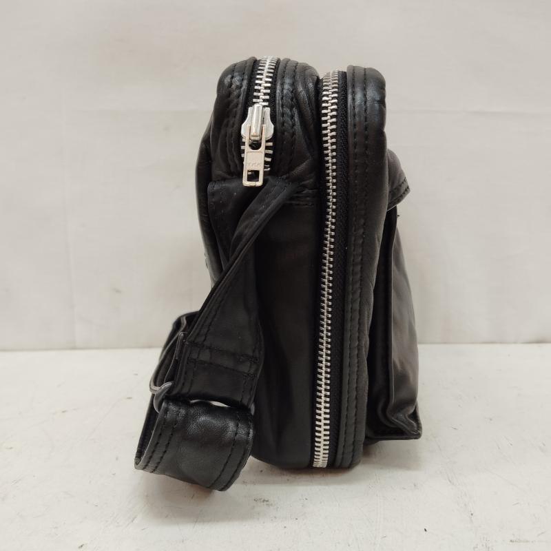 ポーター PORTER ショルダーバッグ ショルダーバッグ タンカー レザー ショルダー バッグ - 黒 / ブラック / black メンズ USED 古着 中古 50170208