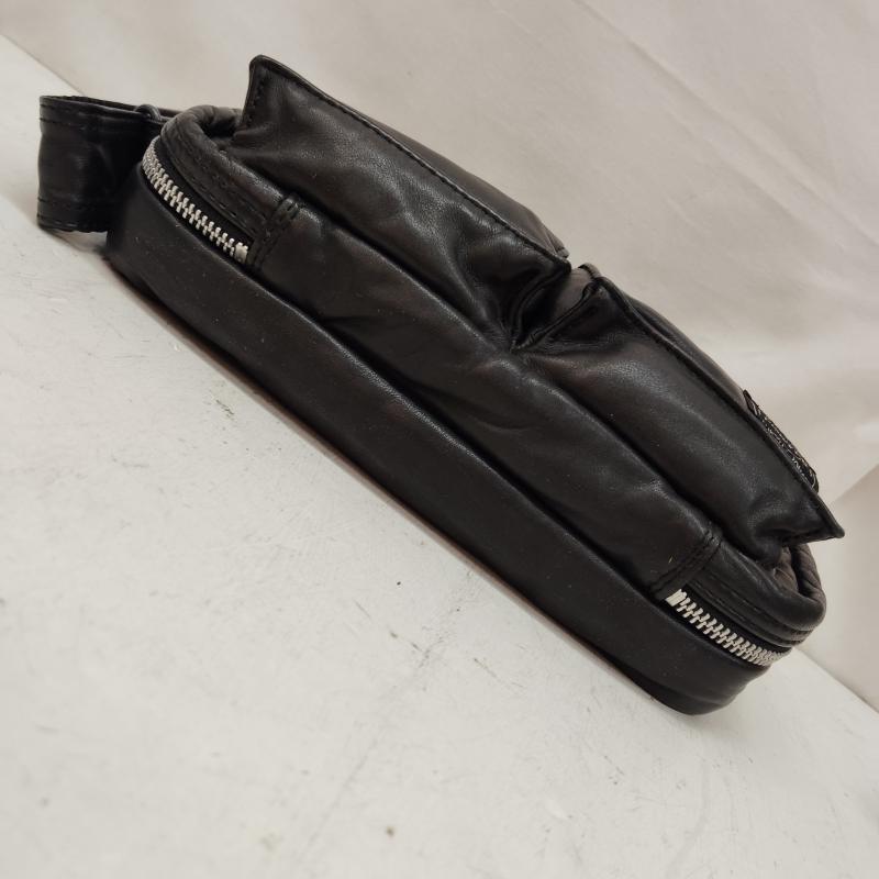 ポーター PORTER ショルダーバッグ ショルダーバッグ タンカー レザー ショルダー バッグ - 黒 / ブラック / black メンズ USED 古着 中古 50170208