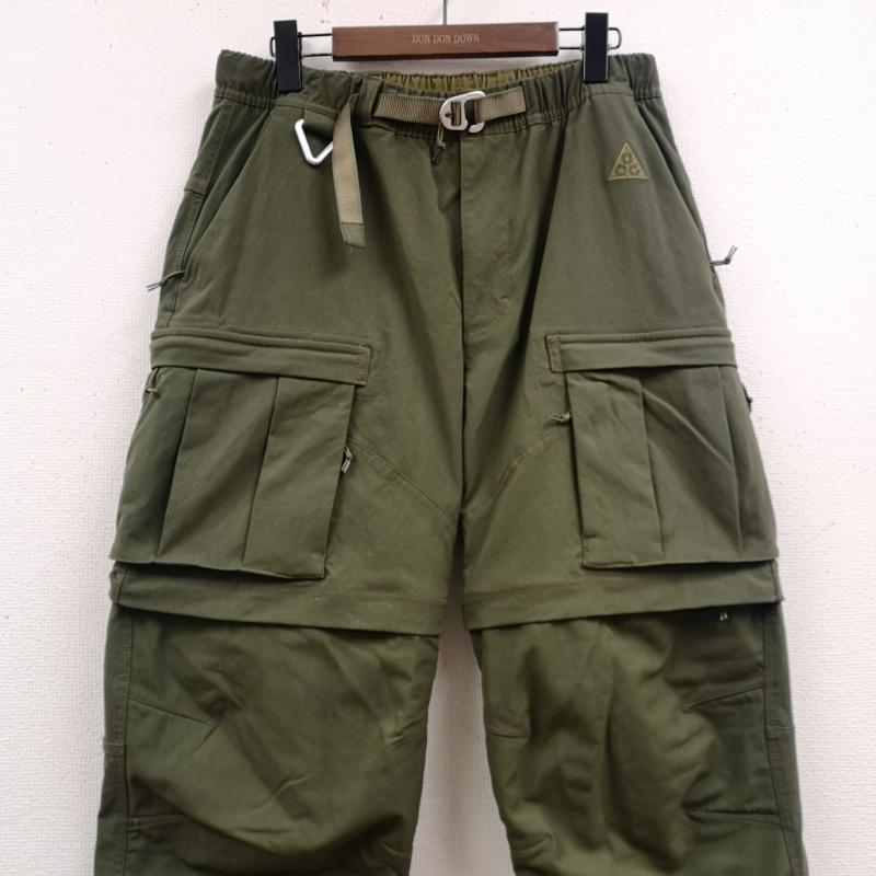 ナイキ エィシージー NIKE ACG パンツ ワークパンツ、ペインターパンツ ウェビングベルト 2WAY仕様 Smith Summit カーゴ パンツ ショーツ CV0656-326 L カーキ / カーキ / khaki メンズ USED 古着 中古 50170209