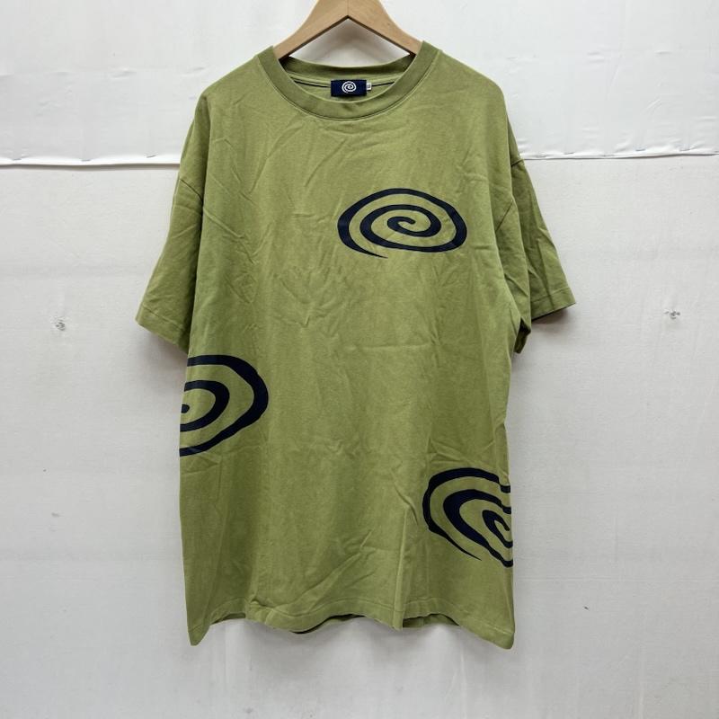古着 USED Tシャツ 半袖 SOL soonerorlater 3 guruguru sideprint tee XL カーキ / カーキ / khaki メンズ USED 古着 中古 50170210