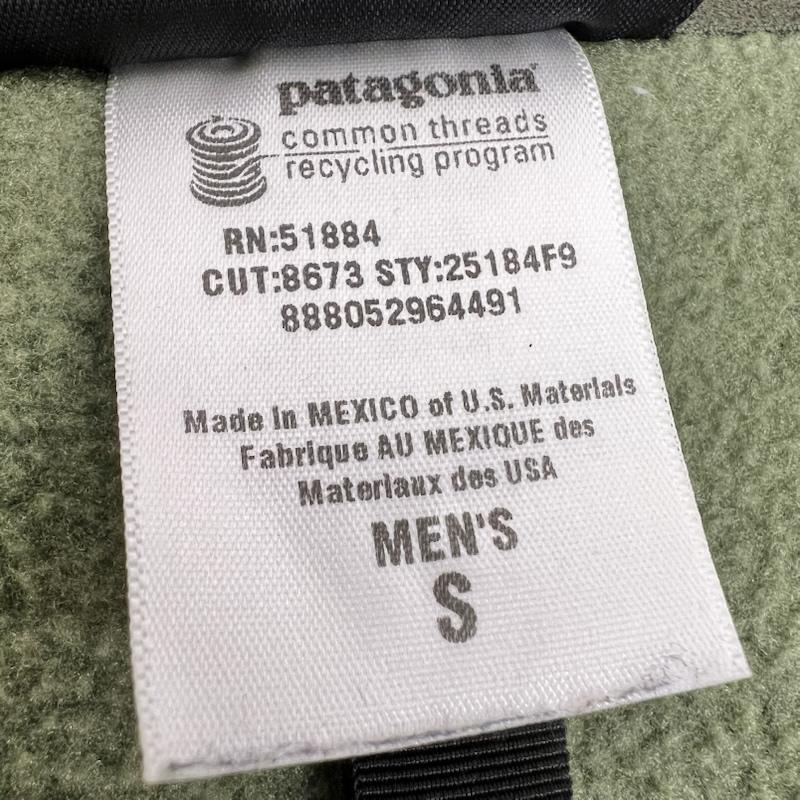 パタゴニア patagonia ベスト ベスト 00s 25184F9 フリース シンチラ ベスト S カーキ / カーキ / khaki メンズ USED 古着 中古 50170212