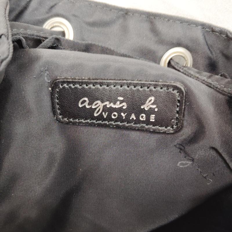 アニエス・ベー agnes b. リュックサック、デイパック リュックサック、デイバッグ ボヤージュ ミニ リュック ナイロン製 - 黒 / ブラック / black レディース USED 古着 中古 50170213