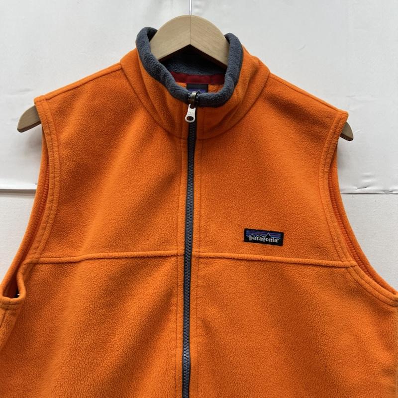 パタゴニア patagonia ベスト ベスト 00s USA製 Kids’ Micro Synchilla Vest フリース - 橙 / オレンジ / orange メンズ USED 古着 中古 50170215