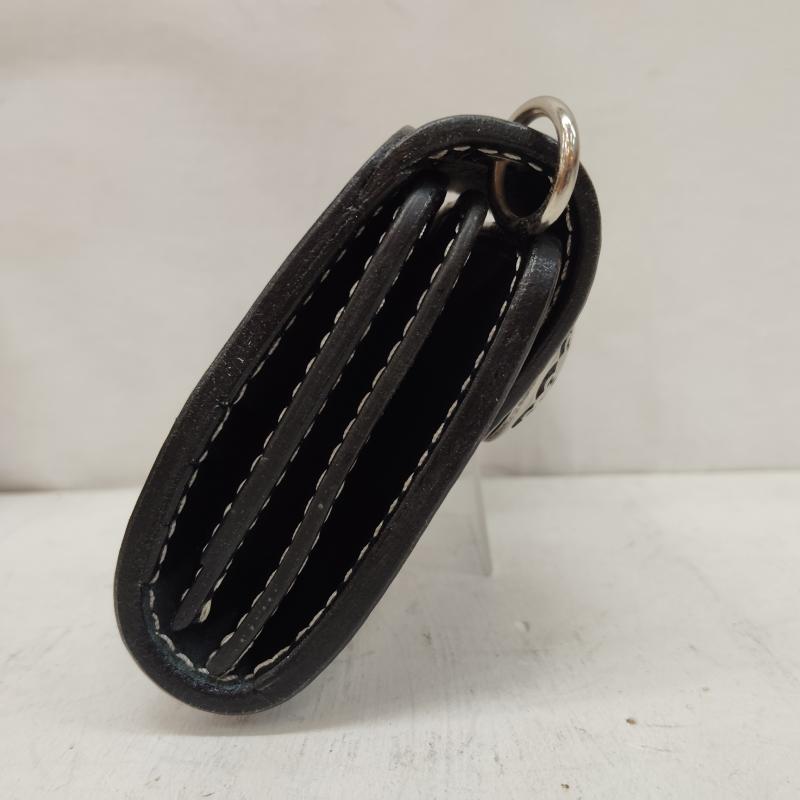 デグナー DEGNER 財布 長財布 花山 レザー ロング ウォレット 京桜 タン - 黒 / ブラック / black メンズ USED 古着 中古 50170221