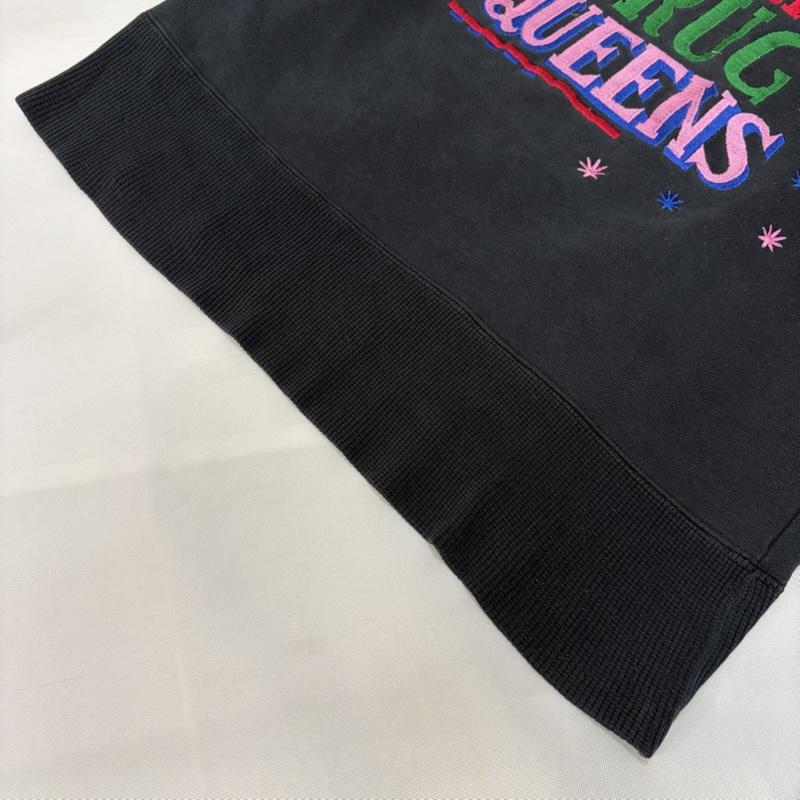 ヒステリックグラマー HYSTERIC GLAMOUR トレーナー 長袖 90s ドラッグクイーン スター スカル 柄 スウェット トレーナー FREE 黒 / ブラック / black レディース USED 古着 中古 50170223