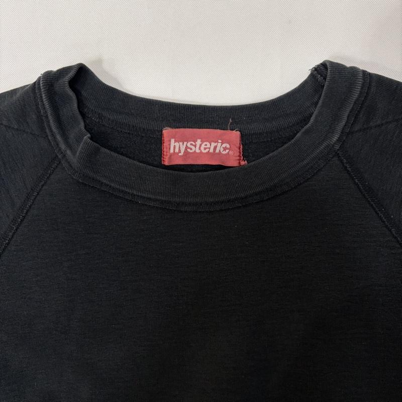 ヒステリックグラマー HYSTERIC GLAMOUR トレーナー 長袖 90s ロゴ スウェット トレーナー FREE 黒 / ブラック / black レディース USED 古着 中古 50170225