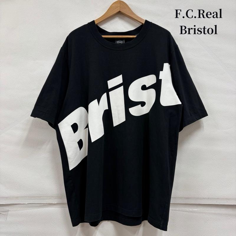 エフシーアールビー F.C.R.B. Tシャツ 半袖 F.C.Real Bristol BIG LOGO RELAX FIT TEE 半袖 ロゴ プリント Tシャツ L ロゴ、文字 X プリント 黒 / ブラック / black X 白 / ホワイト / white メンズ USED 古着 中古 50170231