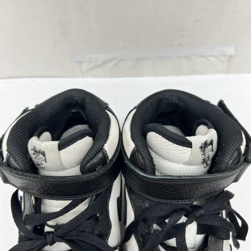 ナイキ NIKE スニーカー スニーカー ×STUSSY ステューシー AIR FORCE 1  07 MID SP DJ7840-002 26.5cm 白 / ホワイト / white X 黒 / ブラック / black メンズ USED 古着 中古 50170233