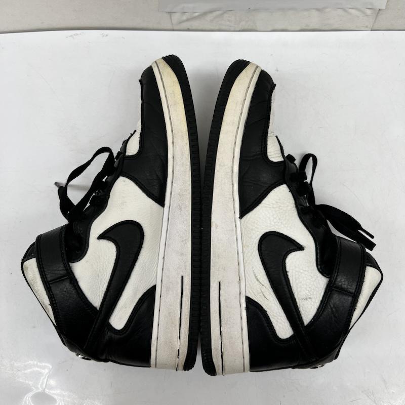 ナイキ NIKE スニーカー スニーカー ×STUSSY ステューシー AIR FORCE 1  07 MID SP DJ7840-002 26.5cm 白 / ホワイト / white X 黒 / ブラック / black メンズ USED 古着 中古 50170233