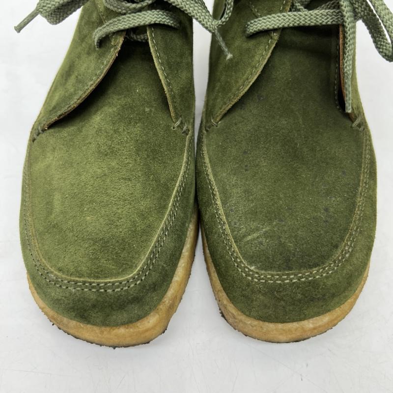 フレッドペリー FRED PERRY ブーツ 一般 Padmore & Barnes コラボ スエード チャッカブーツ UK：7 オリーブグリーン / オリーブグリーン / メンズ USED 古着 中古 50170234