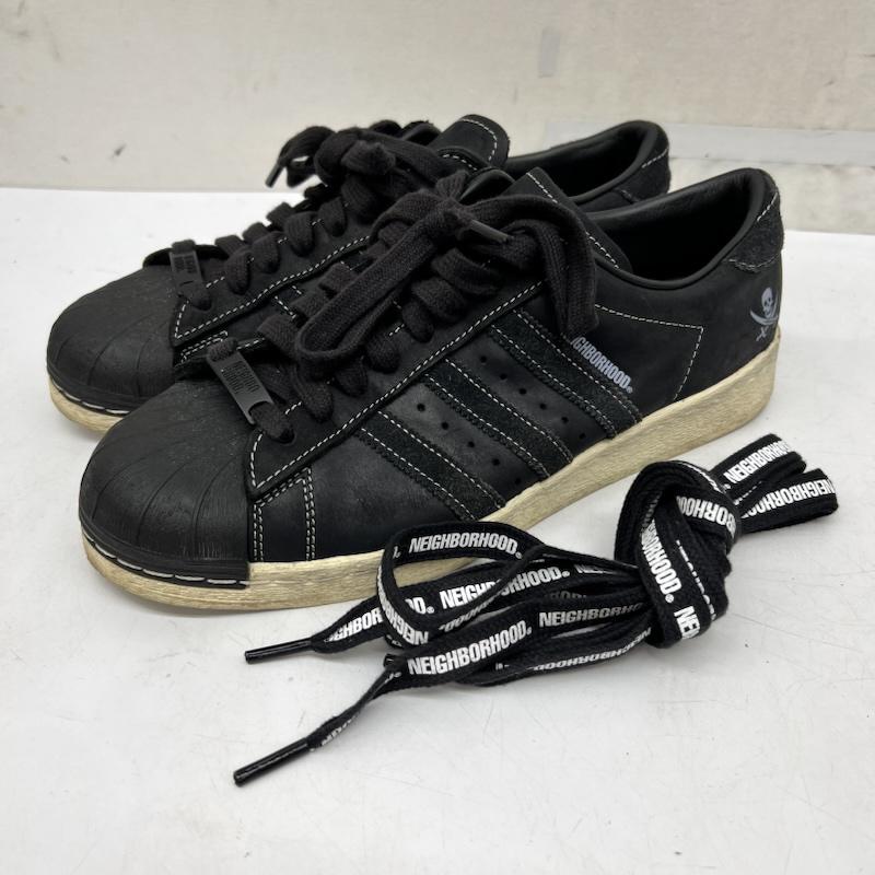 アディダス adidas スニーカー スニーカー ×NEIGHBORHOOD SSTR N ID8650 ネイバーフッド 27.0cm 黒 / ブラック / black メンズ USED 古着 中古 50170237
