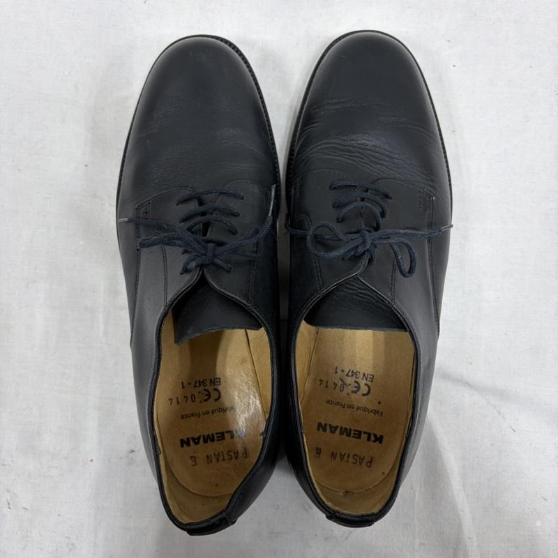 クレマン KLEMAN 革靴 革靴 PASTANI パスタン プレーントゥ レザー シューズ フランス製 42 27.0cm 無地 黒 / ブラック / black メンズ USED 古着 中古 50170241
