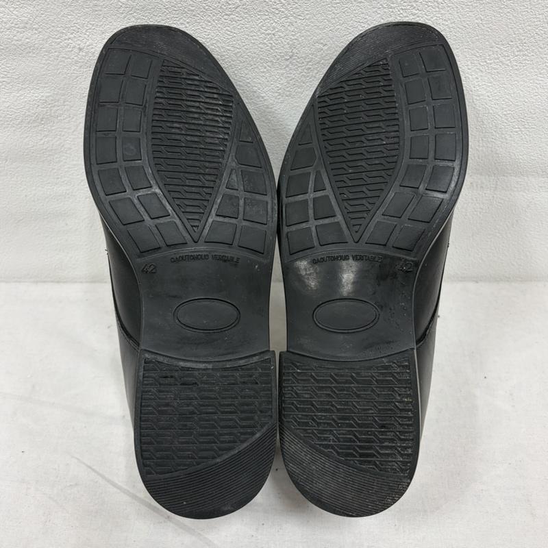 クレマン KLEMAN 革靴 革靴 PASTANI パスタン プレーントゥ レザー シューズ フランス製 42 27.0cm 無地 黒 / ブラック / black メンズ USED 古着 中古 50170241