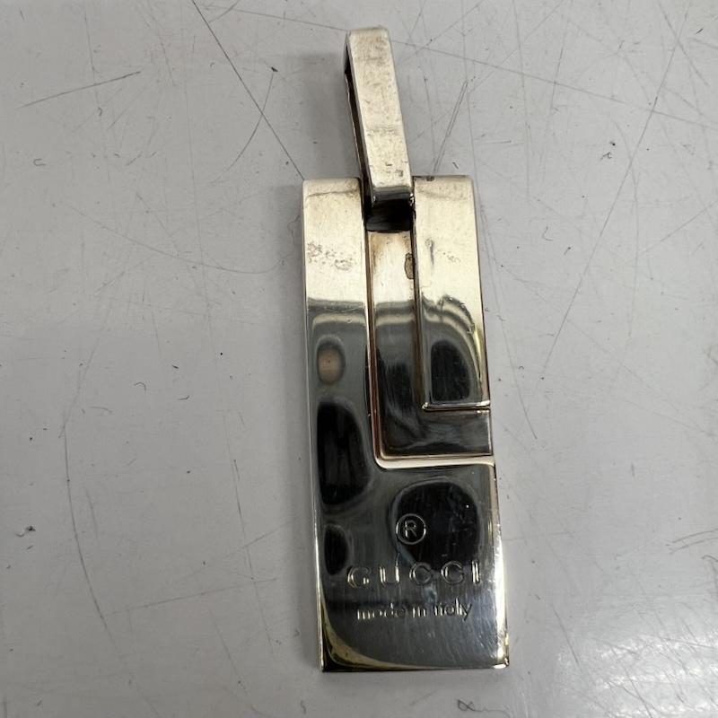 グッチ GUCCI アクセサリー ネックレス、ペンダント Gロゴ プレート ペンダントトップ シルバー925 - メンズ USED 古着 中古 50170245