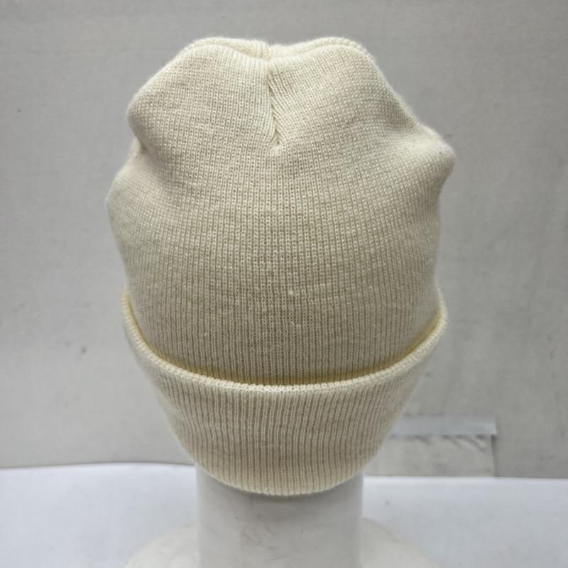 ステューシー STUSSY 帽子 ニット帽 ロゴ ビーニー - 白 / ホワイト / white メンズ USED 古着 中古 50170246