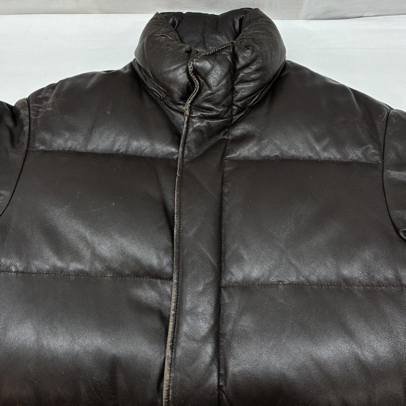 ポールスミス Paul Smith ジャケット、上着 ダウンジャケット 羊革 ラム レザー ダウン ジャケット M メンズ USED 古着 中古 50170250