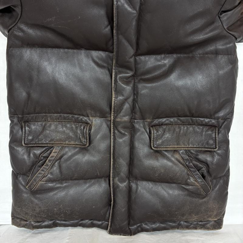 ポールスミス Paul Smith ジャケット、上着 ダウンジャケット 羊革 ラム レザー ダウン ジャケット M メンズ USED 古着 中古 50170250