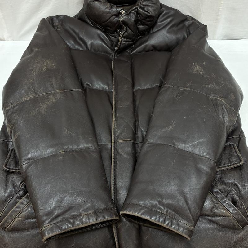 ポールスミス Paul Smith ジャケット、上着 ダウンジャケット 羊革 ラム レザー ダウン ジャケット M メンズ USED 古着 中古 50170250